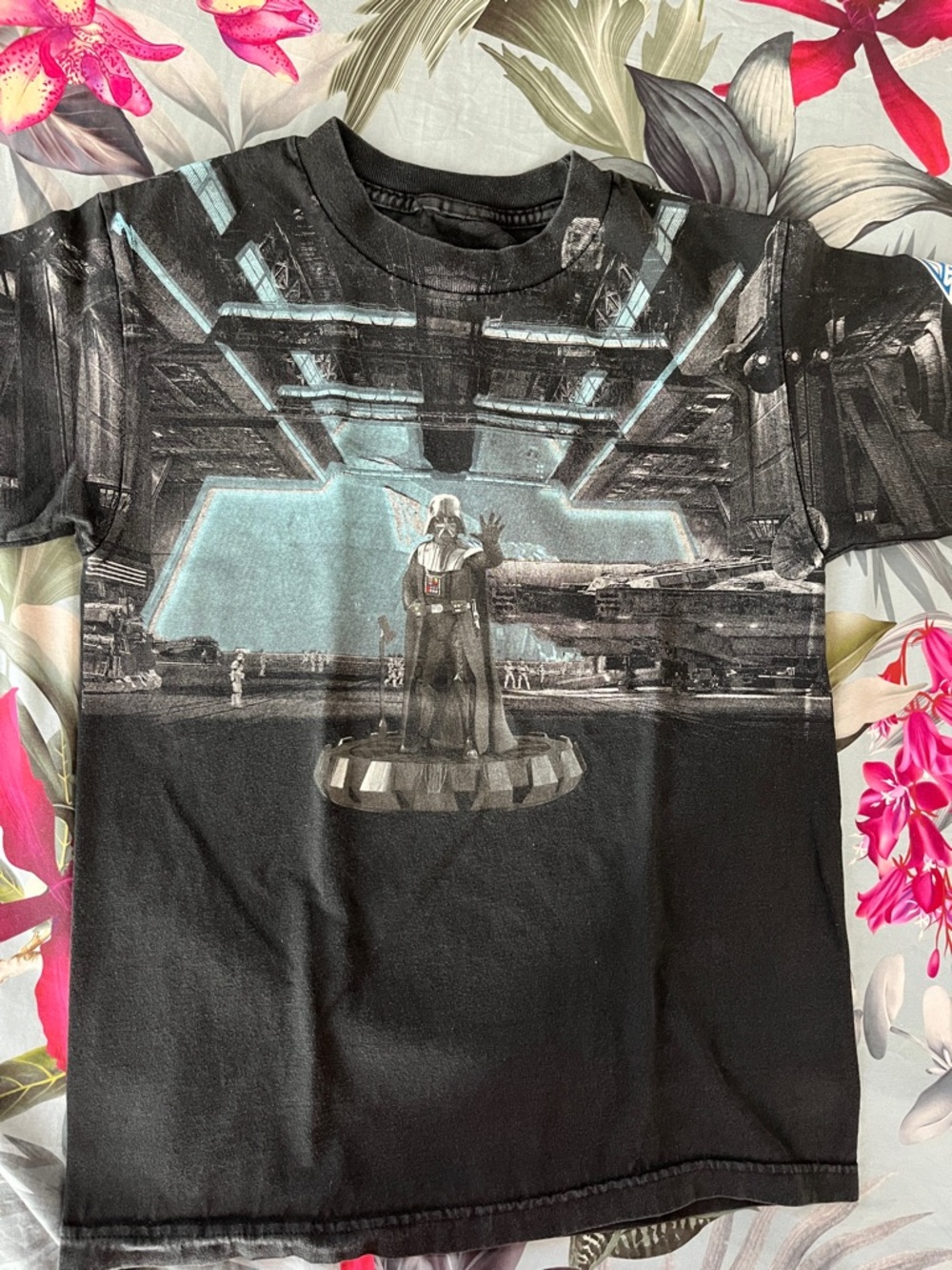 Black Graphic Short Sleeve Tee - Star Wars Inspired